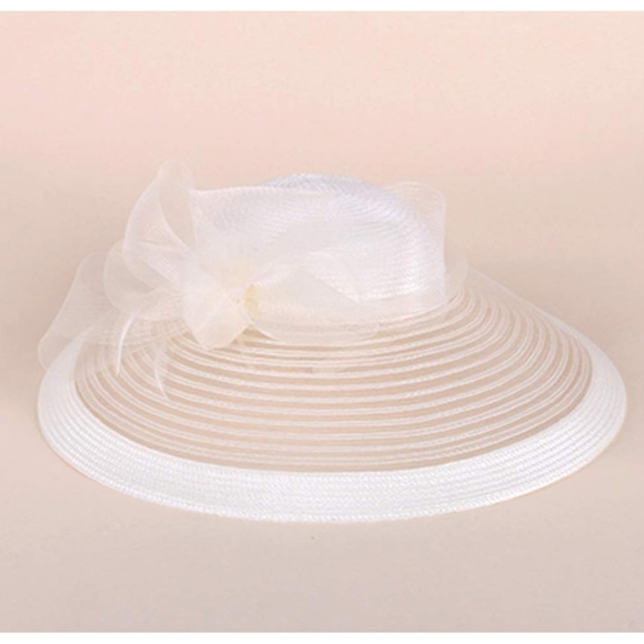 ?Glamourous Bridal Cambric Bowler/Cloche Hat  main image 12